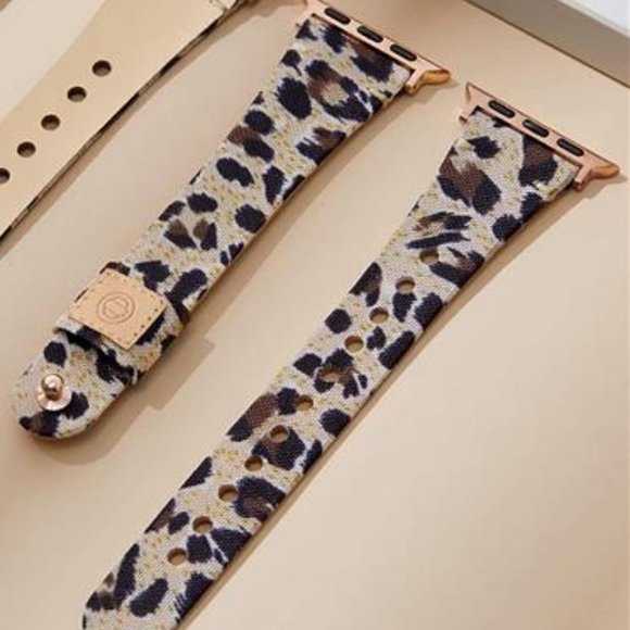 NEW Slim Leopard Apple Watch Band main image 4